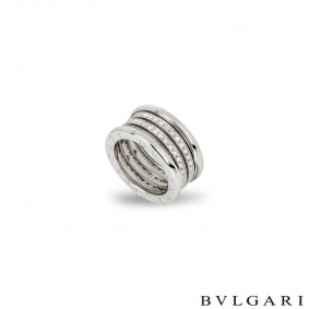 Bvlgari White Gold Diamond B.Zero1 Ring AN850556 Bvlgari White Gold Diamond B.Zero1 Ring AN850556